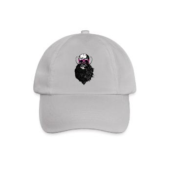 tete de mort hipster crane chauve logo anarchy slu - Casquette classique - bruyère - Devant