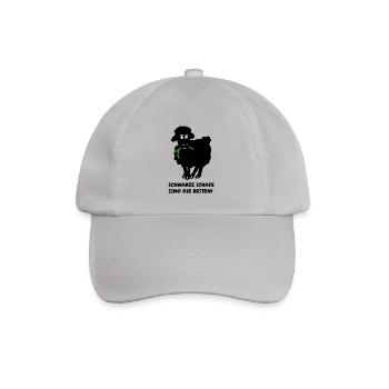 schwarzes schaf - Baseballkappe - Grau - Vorne