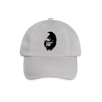 gorilla - Baseballkappe - Grau - Vorne