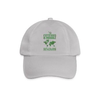 A Better World 2 - Baseball Cap - grey - Front