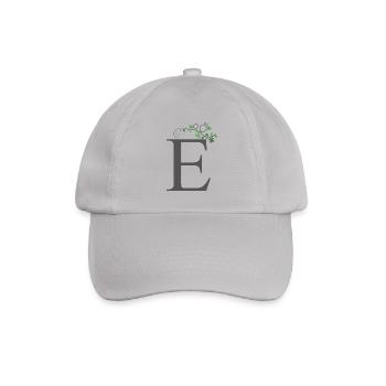 E with shamrocks - Baseball Cap - grey - Front