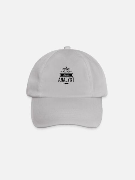 100 percent pure super analyst - Baseball Cap - grey