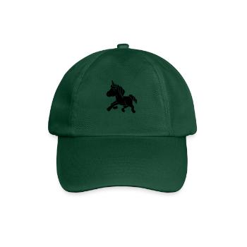 Glückliches Baby Einhorn - Happy Baby Unicorn - Casquette classique - vert bouteille - Devant