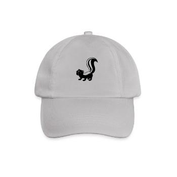 stinktier_01 - Baseball Cap - grey - Front