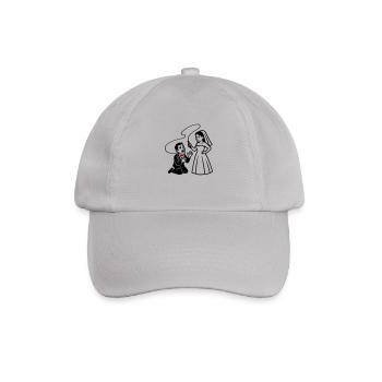 Married Couple Wedding Whip - Baseball Cap - grey - Front