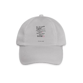 humour citation breton speak anglais - Casquette classique - bruyère - Devant