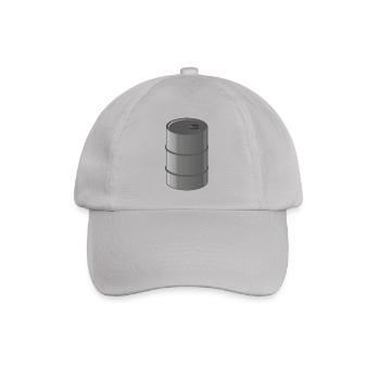 benzin gas tankstelle petrol station oil productio - Baseballkappe - Grau - Vorne