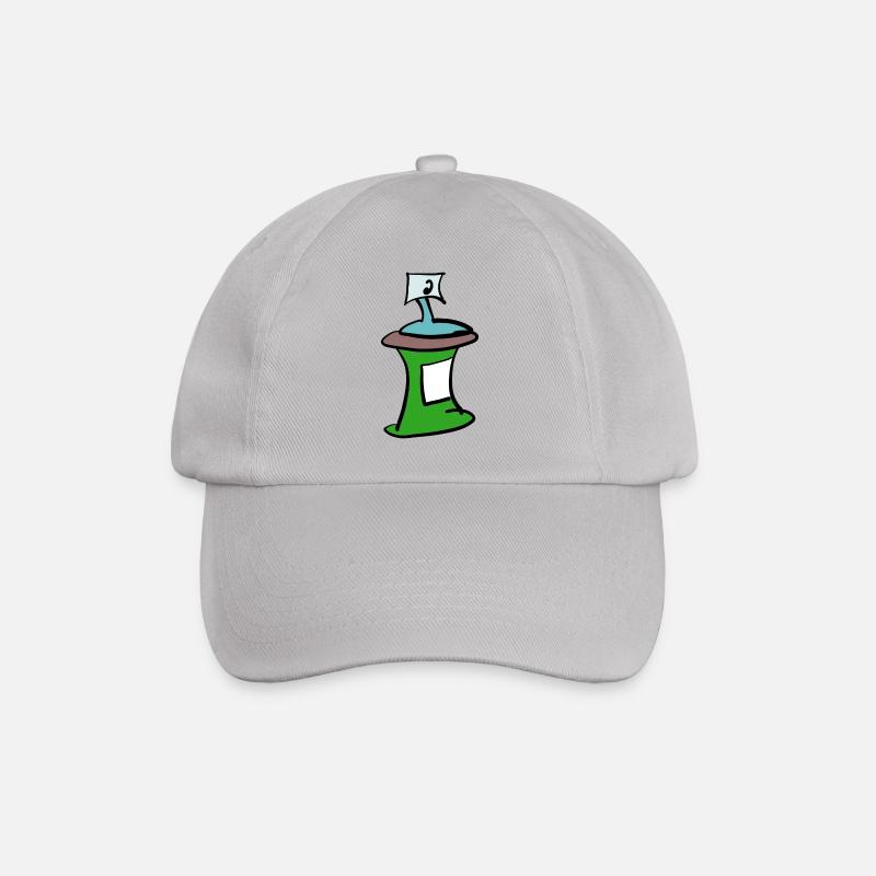 Spray can graffiti art style apparel. - Baseball Cap - grey