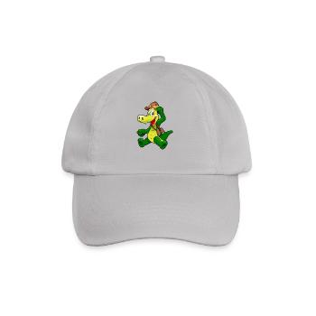 Krokodil - Baseballkappe - Grau - Vorne