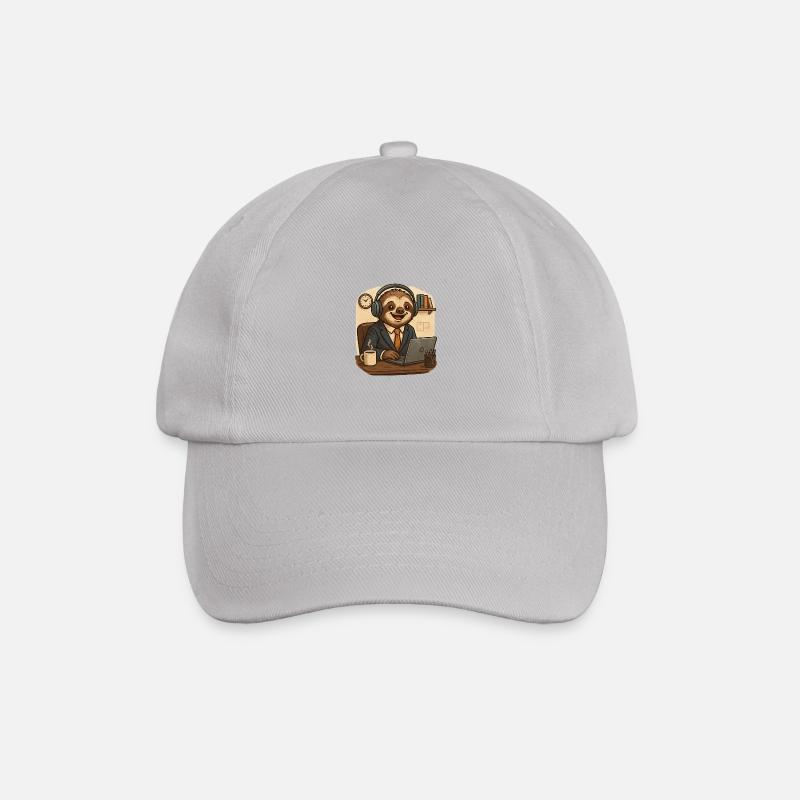 Office - Sloth - Baseball Cap - grey