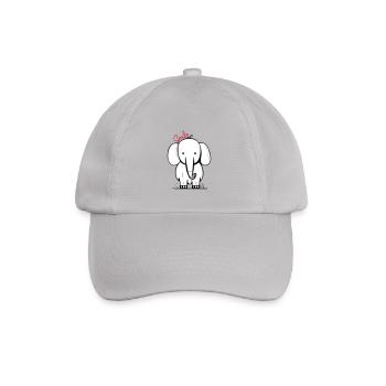 Elephant smile - Baseballkappe - Grau - Vorne