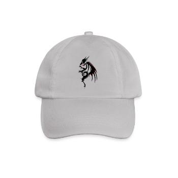 dragon tribal tattoo form 2004 uuu w - Baseball Cap - grey - Front