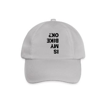 Is my bike Ok Bike Wheel Bike Gift Hobby - Baseball Cap - grey - Front