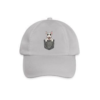 Bull Terrier dans la Poche - Chien Mignon  - Casquette classique - bruyère - Devant