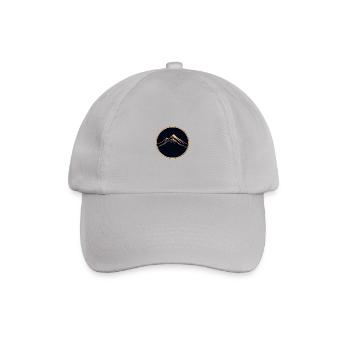 Randonneur, promenade en montagne, logo rond - Casquette classique - bruyère - Devant