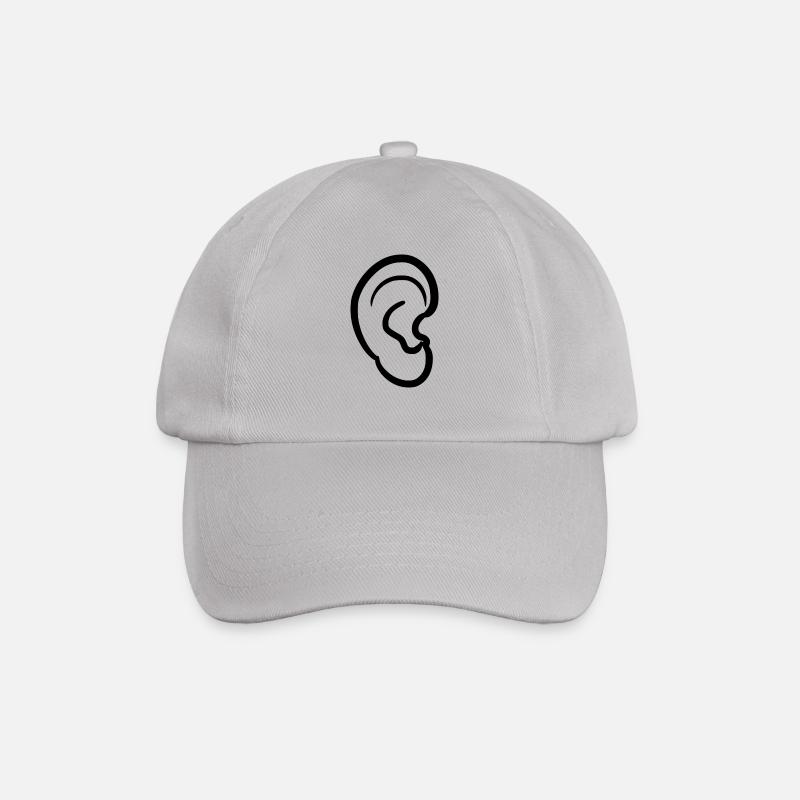 Ohr - Baseballkappe - Grau