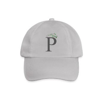 P mit Kleeblätter - Baseballkappe - Grau - Vorne