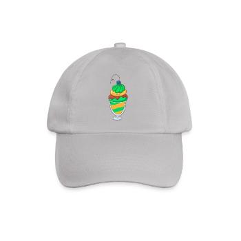 Crème glacée, crème glacée, crème glacée, crème glacée, boule, crème glacée, sundae - Casquette classique - bruyère - Devant