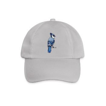 Blauhäher - Baseballkappe - Grau - Vorne