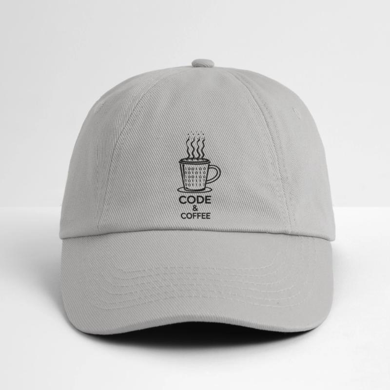 Code & Coffee – Perfektes Duo Baseballkappe