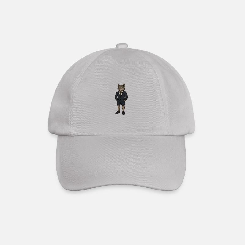 Successful wolf - Baseball Cap - grey