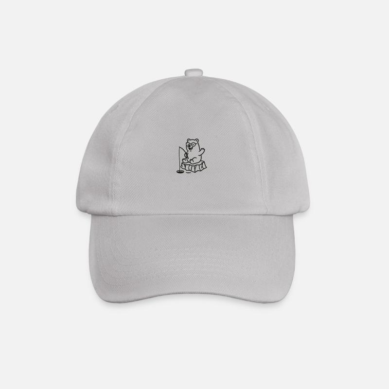 Eisbär - Baseballkappe - Grau