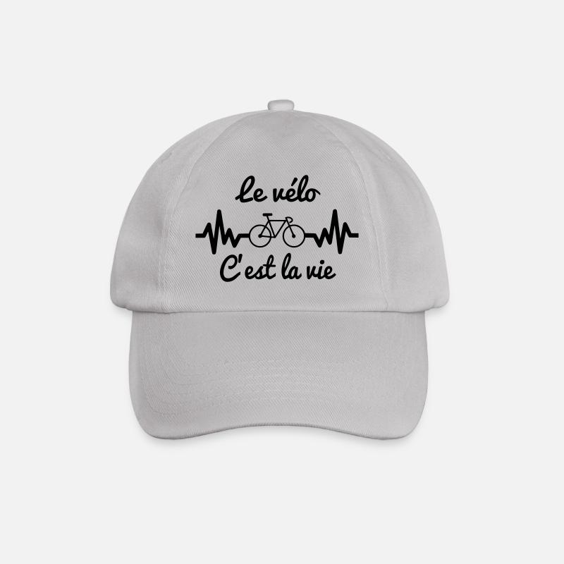 Le vélo c'est la vie - Cyclisme - Casquette classique - bruyère