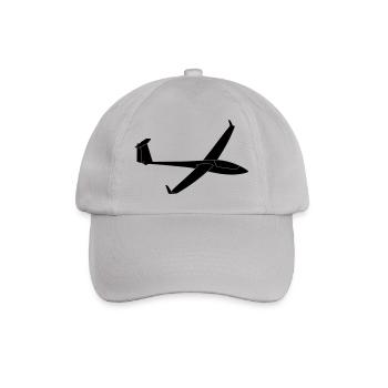 asw20 segelflugzeug - Baseballkappe - Grau - Vorne