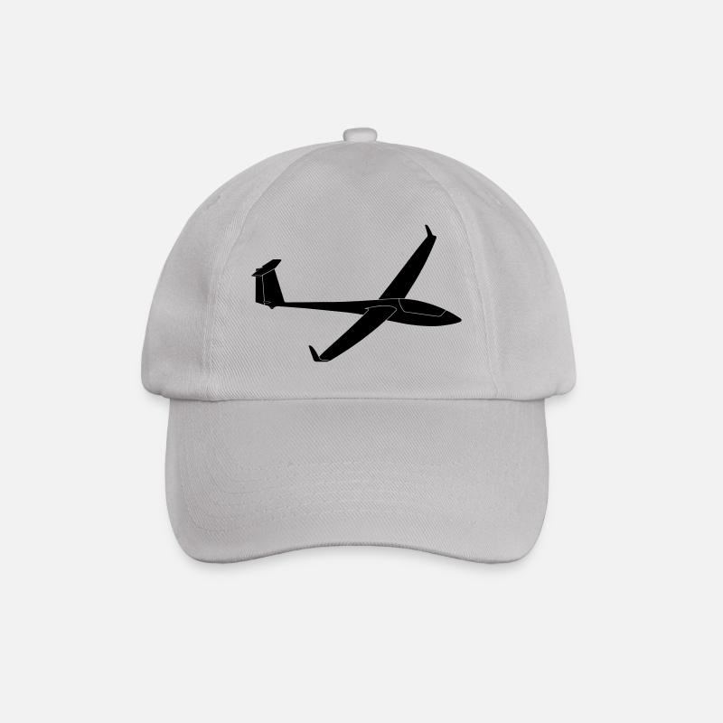 asw20 segelflugzeug - Baseballkappe - Grau