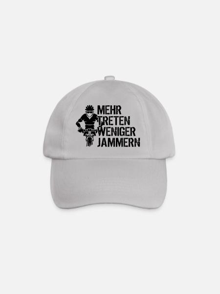 Mehr treten weniger jammern - Baseballkappe - Grau