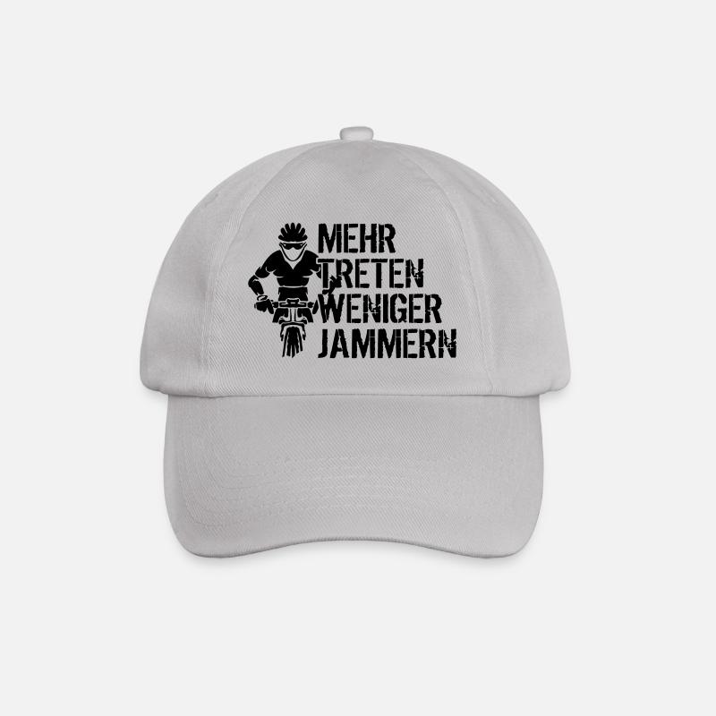 Mehr treten weniger jammern - Baseballkappe - Grau