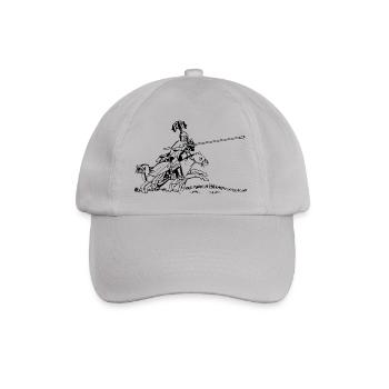 Knight - Baseball Cap - grey - Front