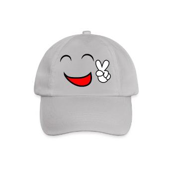 comic - Baseballkappe - Grau - Vorne