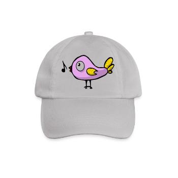 bird bird voegel animal animals7 - Baseball Cap - grey - Front