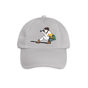 a beautiful photographer - Baseball Cap - grey - Front