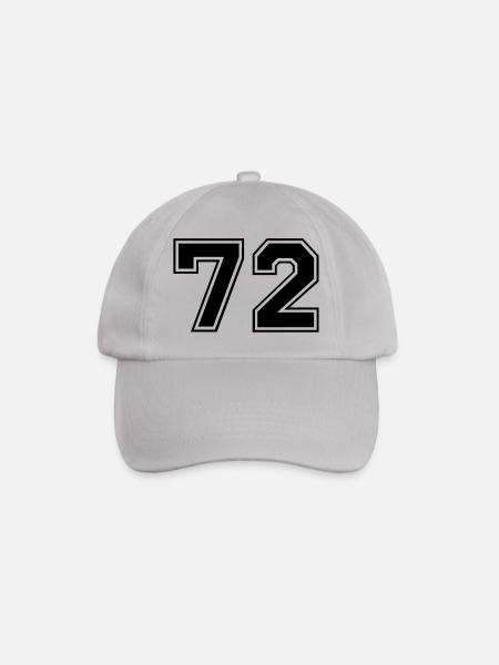 72 - Baseballkappe - Grau