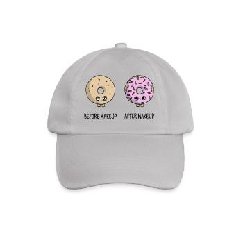 süße Make-Up Donuts Geschenk - Baseballkappe - Grau - Vorne