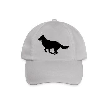 Schäferhund_cb - Baseballkappe - Grau - Vorne