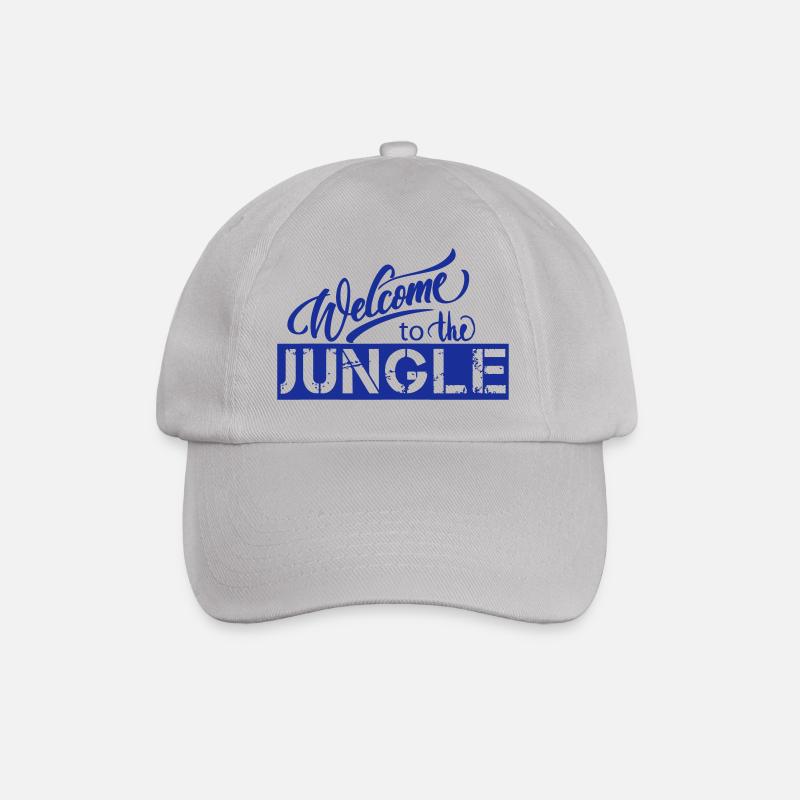 welcome to the jungle - Baseballkappe - Grau