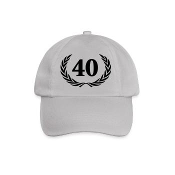 40 - Baseball Cap - grey - Front