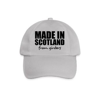 made in scotland from girders - Baseball Cap - grey - Front