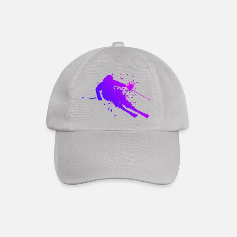 Ski Ski Ski Femmes Ski Cascade Ski - Casquette classique - bruyère