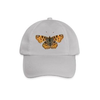 Schmetterling Landkärtchen - Baseballkappe - Grau - Vorne
