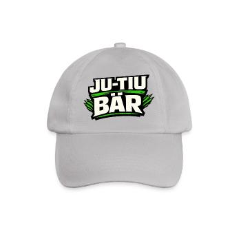 Ju-Tiu Bär – Wortspiel für Creator & Social Media - Baseballkappe - Grau - Vorne