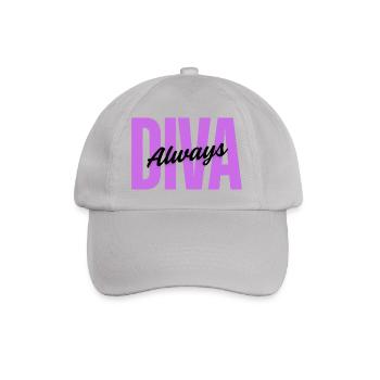Diva Always – Design féminin - Casquette classique - bruyère - Devant