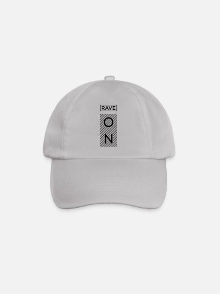 Rave On - Baseballkappe - Grau
