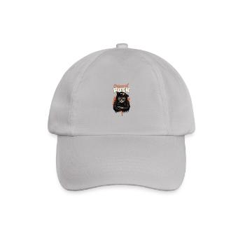 Cooler Kater - Baseballkappe - Grau - Vorne