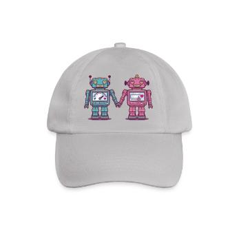Loving Robots - Baseball Cap - grey - Front