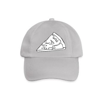 pizza pizzeria food food restaurant11 - Baseball Cap - grey - Front