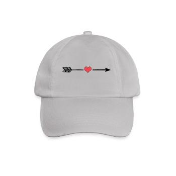 coeur flèche - Casquette classique - bruyère - Devant